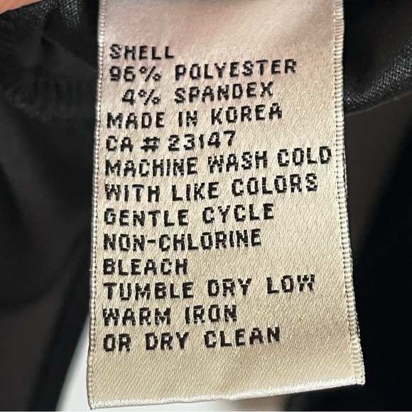 Women’s Talbots Long Sleeve Button Down Shirt In Black Size X - Picture 9 of 9